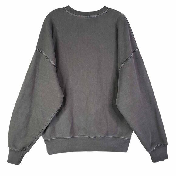 Champion Sweatshirt Women’s Size Medium M Gray Pullover Crewneck Distressed - Picture 3 of 11